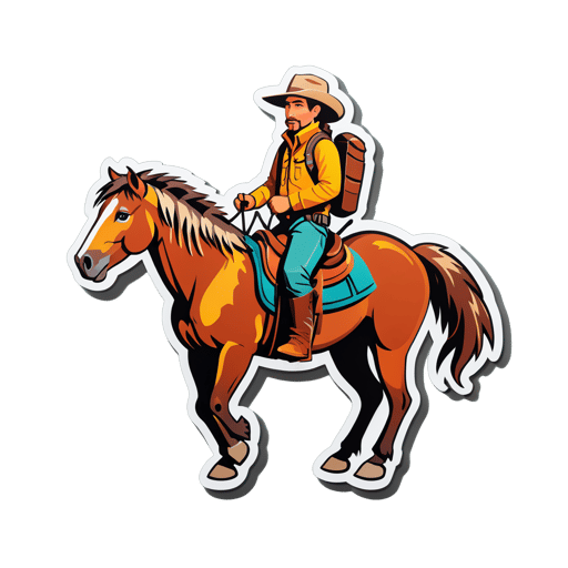 Wild Horse Explorer sticker