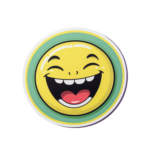 Laughing Lemon sticker