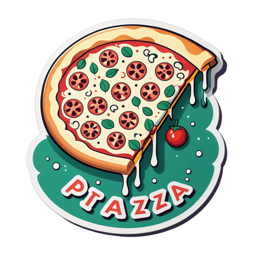 Leckere Pizza sticker