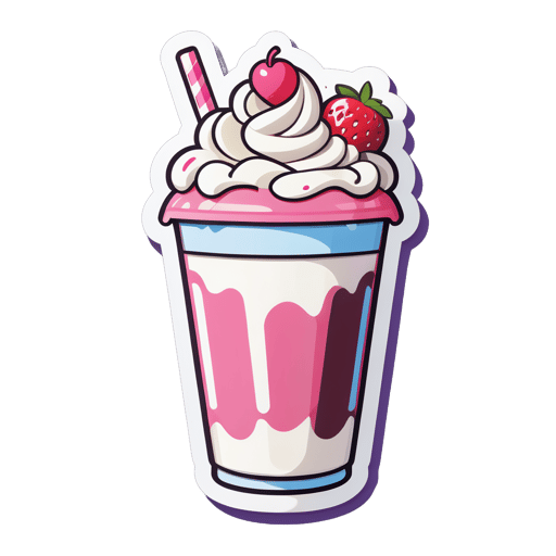Delicious Milkshake sticker
