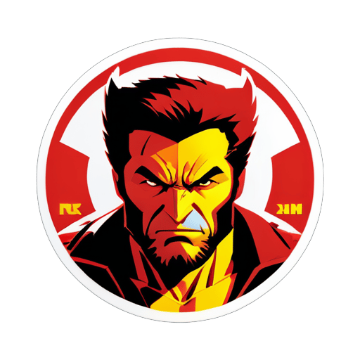 Wolverine marvel Cộng sản sticker