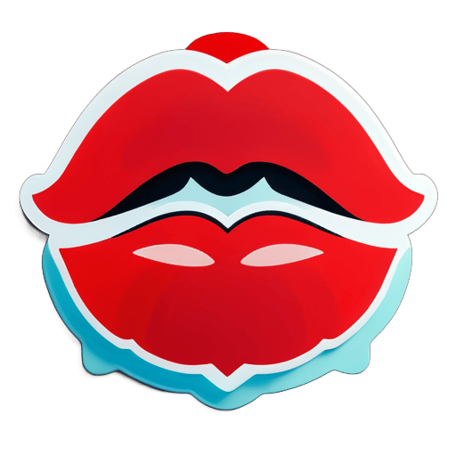 Kissing Lips  sticker