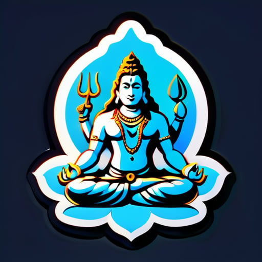 Gott Shiva sticker