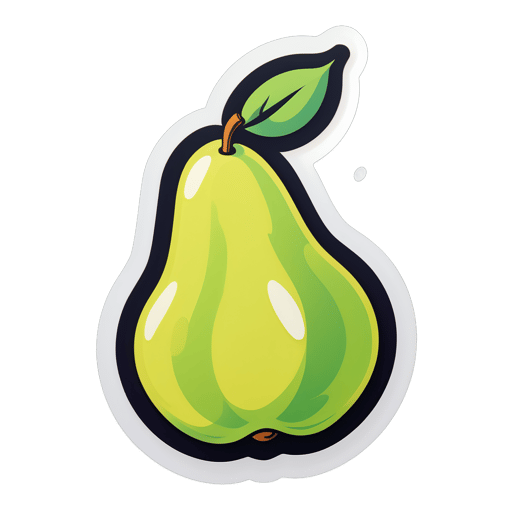 Delicious Pear. sticker