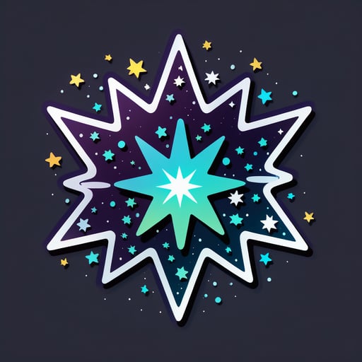 Glowing Stars sticker
