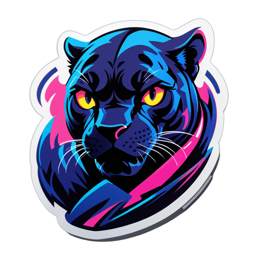 Elegante Panther Spion sticker