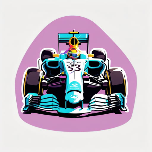 Voiture de F1 sticker