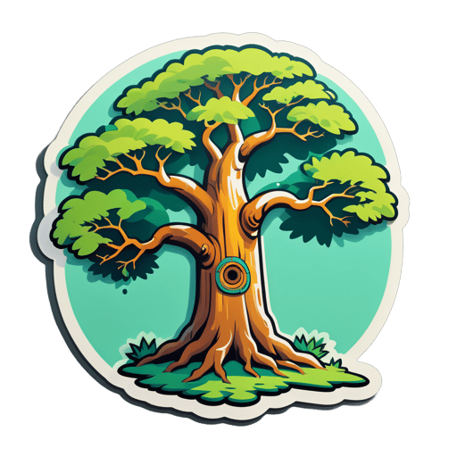 Ancient Tree sticker