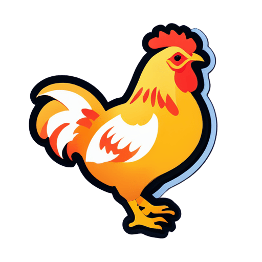 Chicken sticker