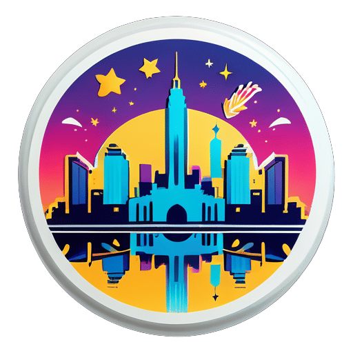 City of dreams sticker