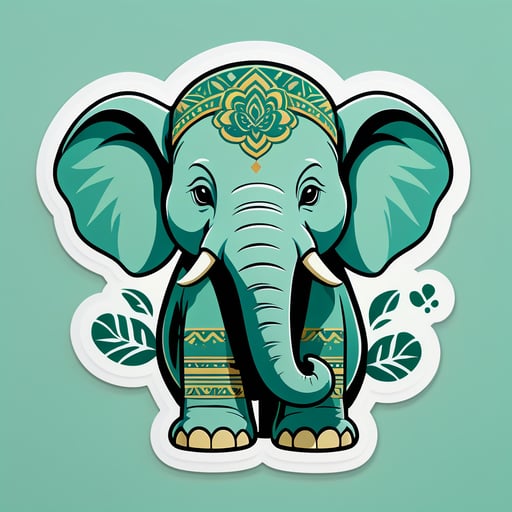 Wise Elephant Sage sticker