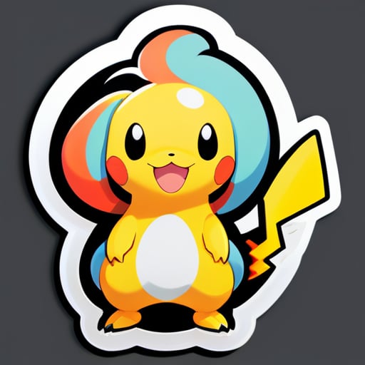嗨，你能为 Pokemon 创作一个贴纸吗 sticker