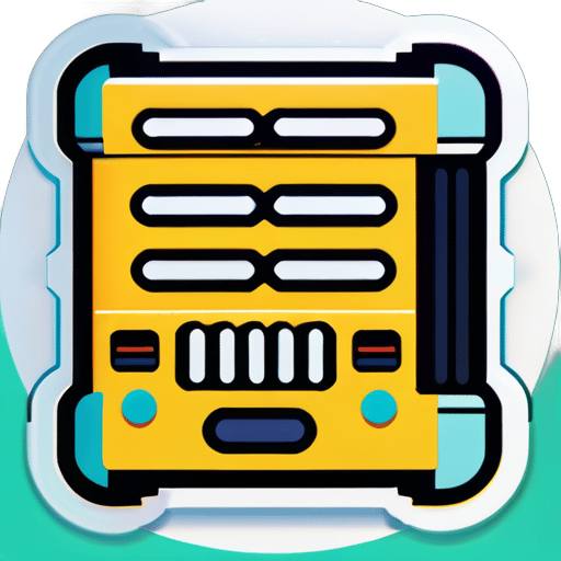 đàn accordion điện tử sticker