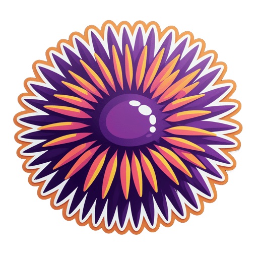 Spiky Sea Urchin sticker