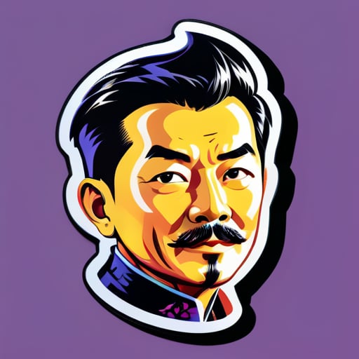 Lu Xun sticker