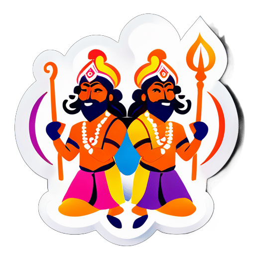 Faça adesivos para Shree Ram e devotos de Shree Ram sticker