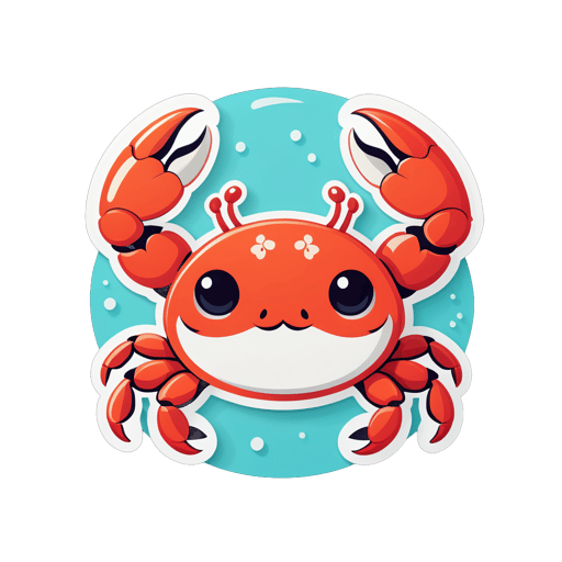 cute Crab sticker