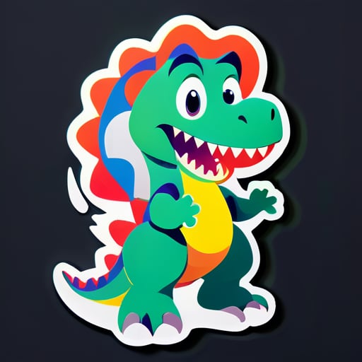 Danny Dinosaur sticker