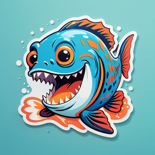 Happy Fish sticker