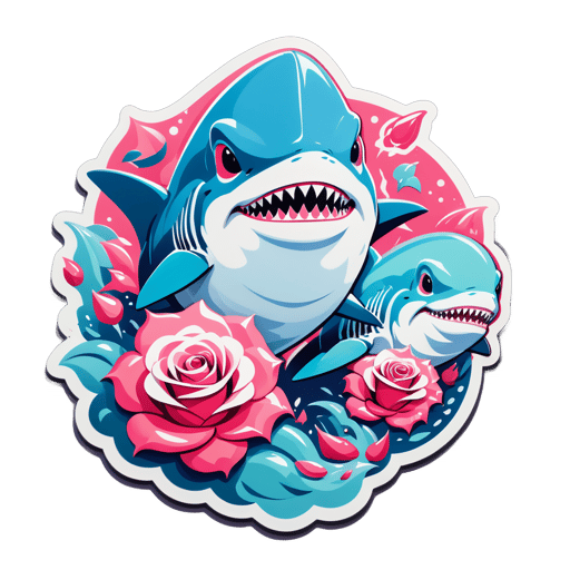 Hefty Rose Haie sticker