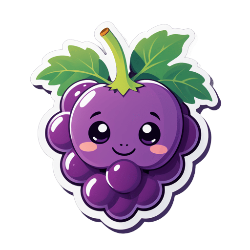 cute Grape sticker