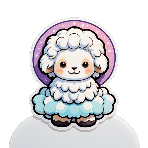 Soft Sheep Healer sticker