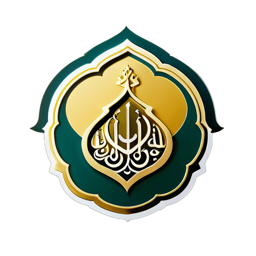 Ó Allah, abençoe Muhammad e a família de Muhammad. Centro e Hussainiya de Zahraa A. sticker