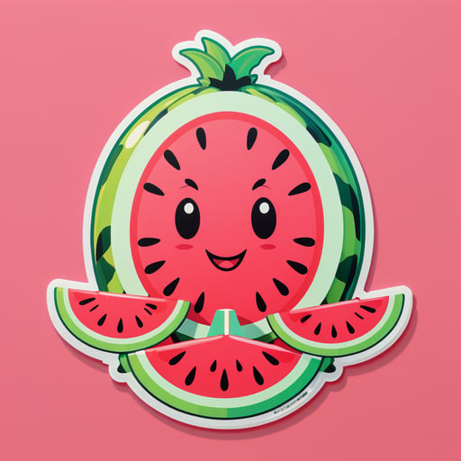 Jolly Watermelon sticker