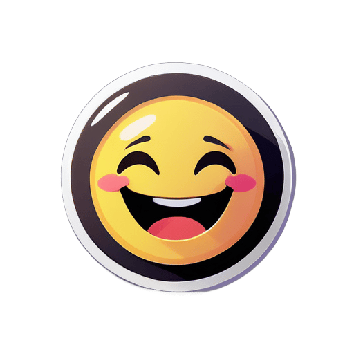 Sticker de un emoji sonriente sticker