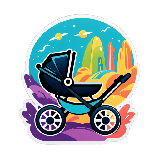 Stroller Adventure sticker