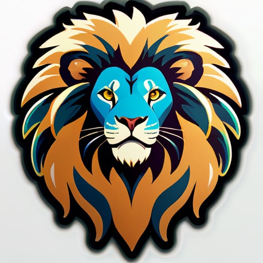 efros 是我的姓，我想要一只狮子作为标志 sticker