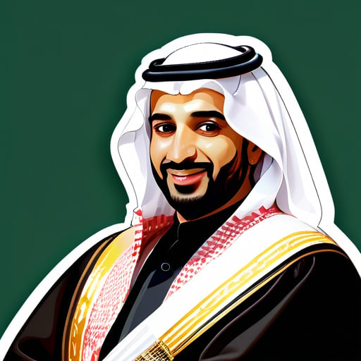 阿卜杜拉茲克·本·薩勒曼·本·阿卜杜勒-阿齊茲·阿爾沙特 sticker