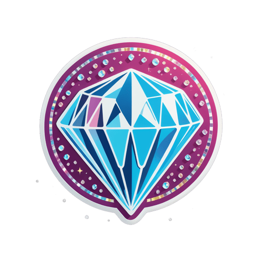 Sparkling Diamond sticker