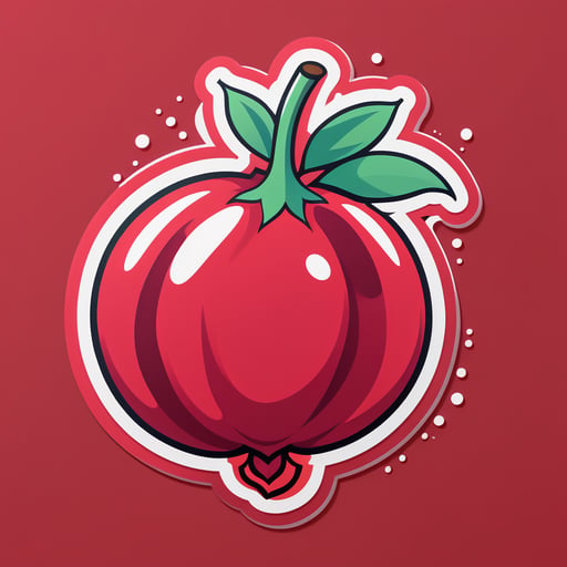 Bouncing Pomegranate sticker