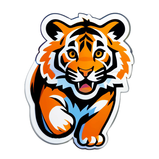 Tiger sticker