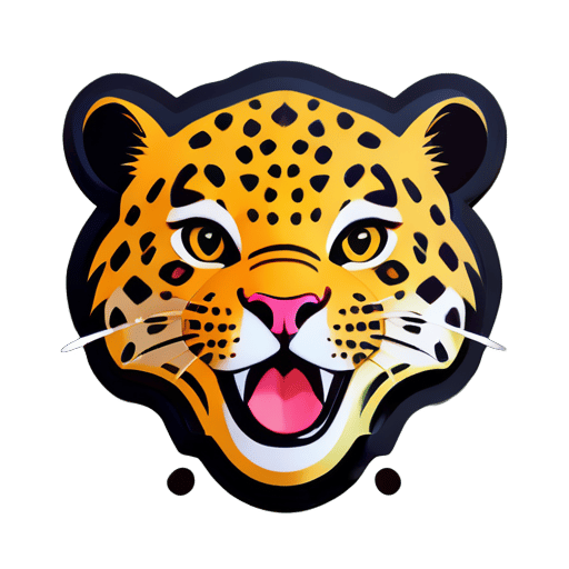 leopard sticker