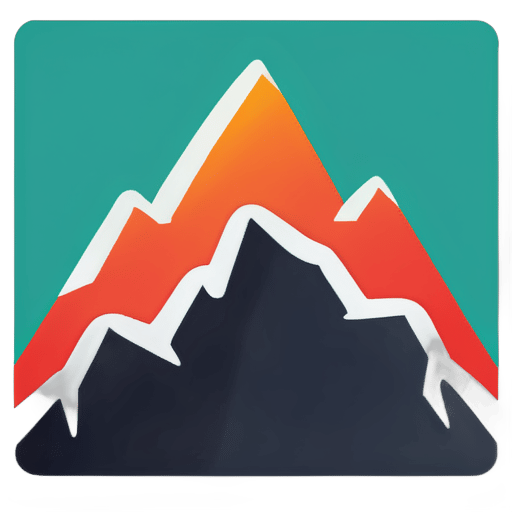 mountain  sticker