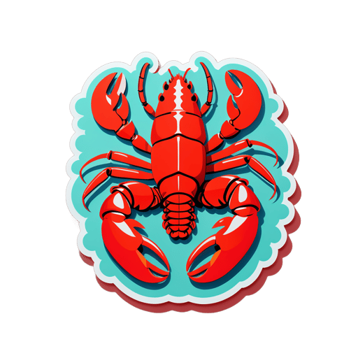 Delicious Lobster sticker