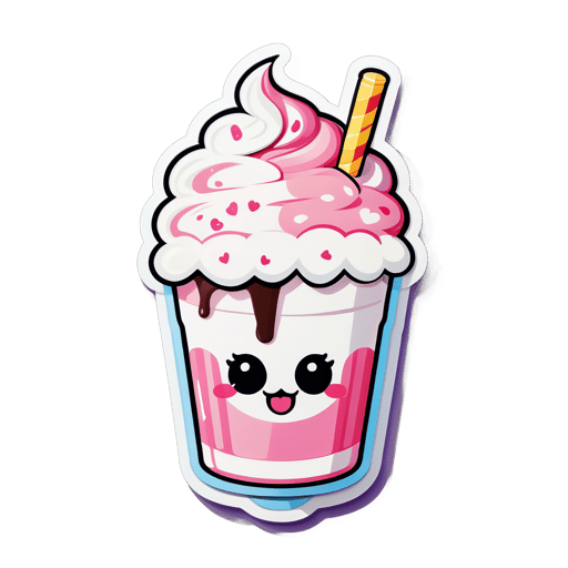 cute Milkshake sticker