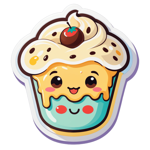 cute Pudding sticker