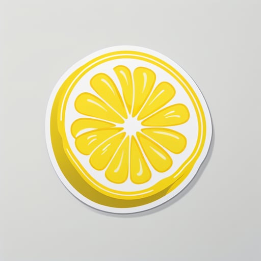 Leckere Zitrone sticker