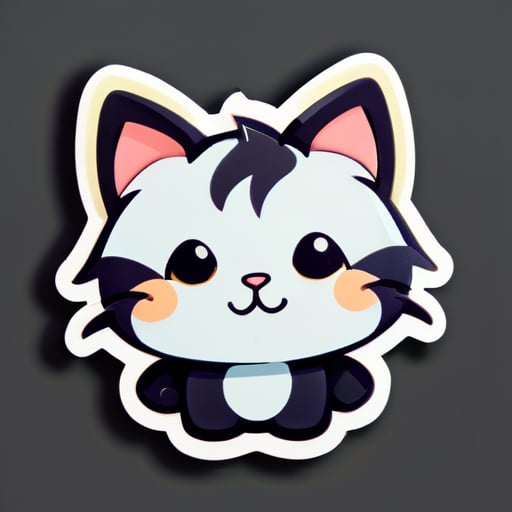 một con mèo dễ thương sticker