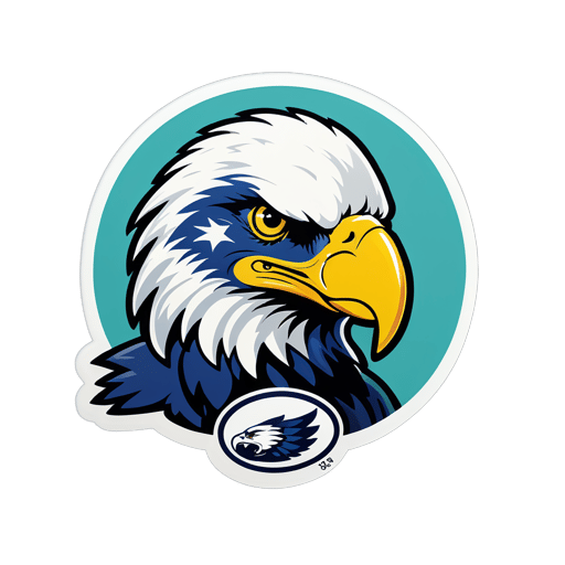 Tubby Linen Eagles sticker