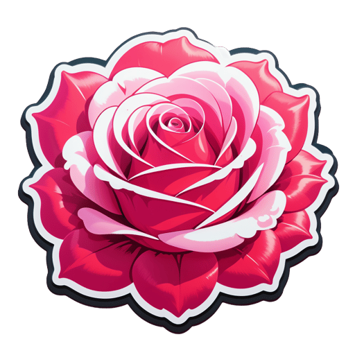 Radiant Rose Whisper sticker