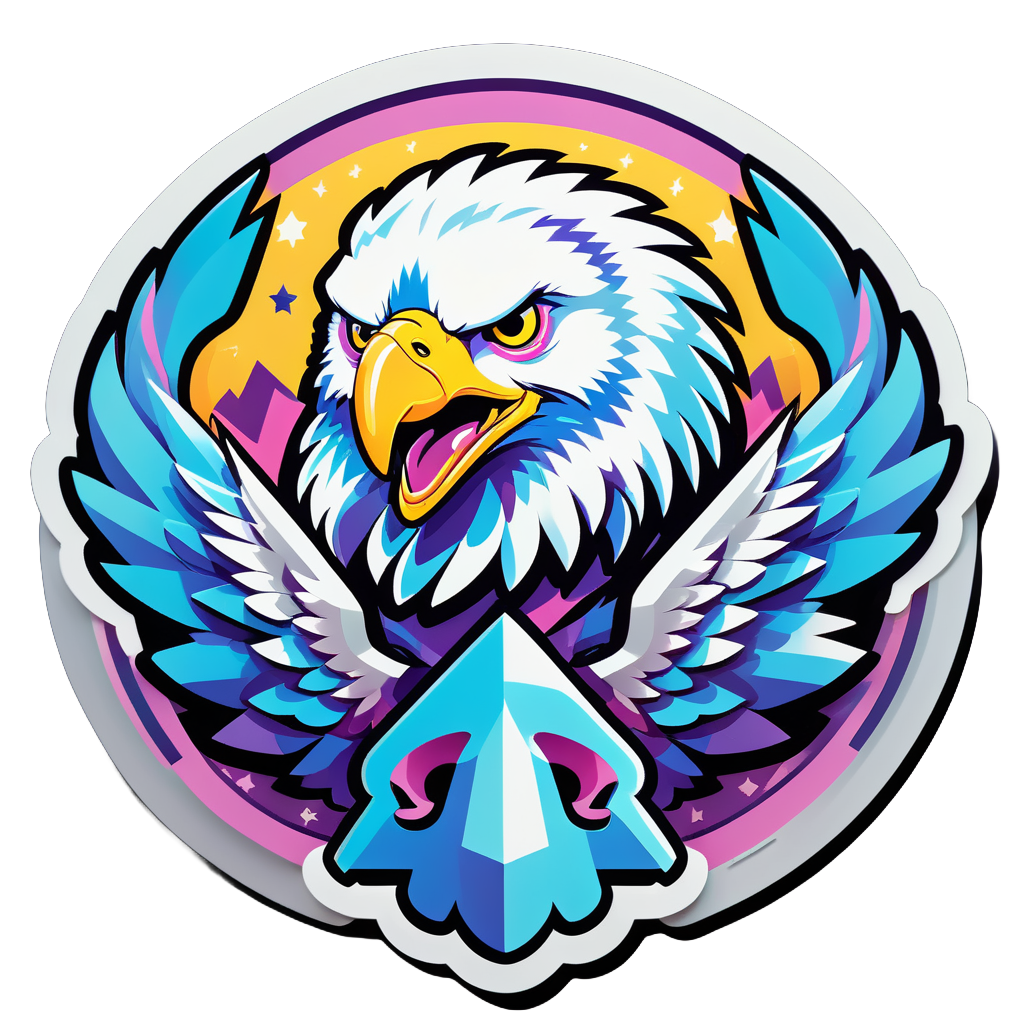 Portly Quartz Eagles sticker