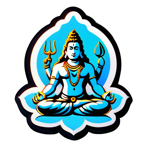 dieu shiva sticker