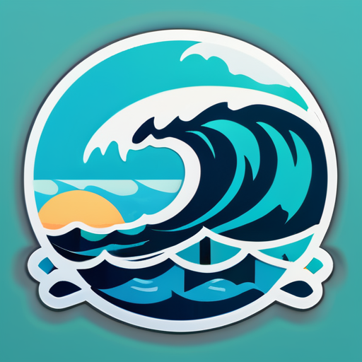 agua de mar
 sticker