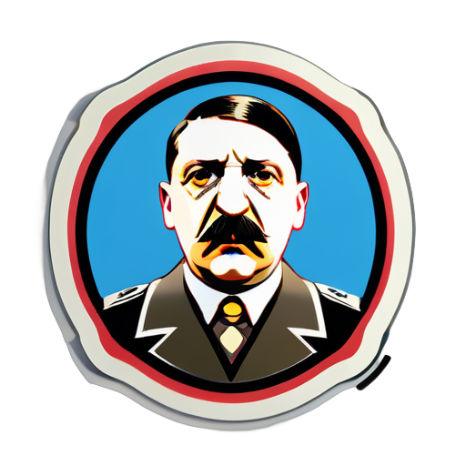 động vật adolf hitler sticker