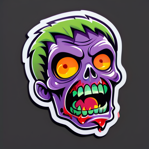 Zombie sticker