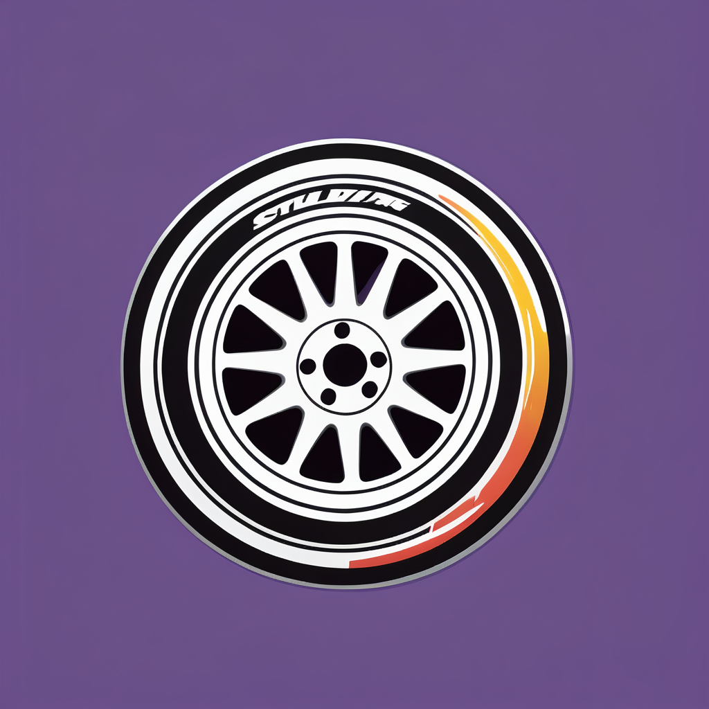 Slick Racing Tire sticker